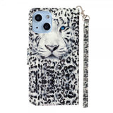 iPhone 15 Plus Fodral Motiv Vit Tiger