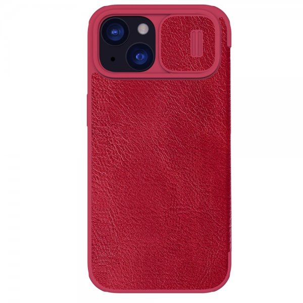 Nillkin iPhone 15 Plus Fodral Qin Pro Series Röd