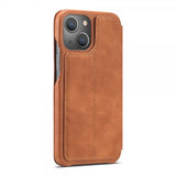 Lc.Imeeke iPhone 15 Plus Fodral Retro Brun