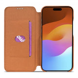 Lc.Imeeke iPhone 15 Plus Fodral Retro Brun