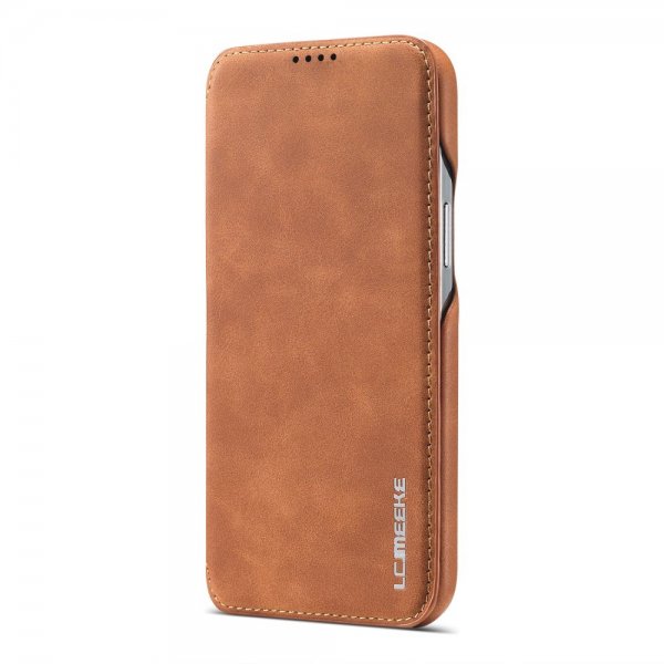 Lc.Imeeke iPhone 15 Plus Fodral Retro Brun