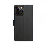Xqisit iPhone 15 Plus Fodral Slim Wallet Selection Svart