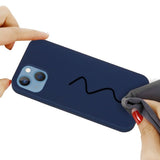 iPhone 15 Plus Skal Silikon Blå
