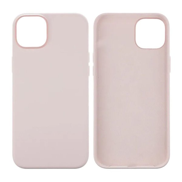 Rvelon iPhone 15 Plus Skal Silikon Rosa