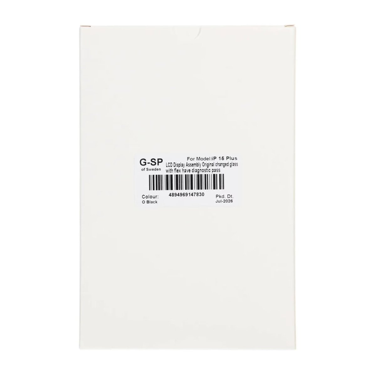 iPhone 15 Plus OLED Skärm Original Assembly - Diagnostik Pass