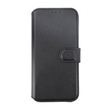 Rvelon iPhone 15 Plus Fodral Äkta Läder Svart