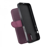 Rvelon iPhone 15 Plus Fodral 4 Kortfack MagSafe Lila