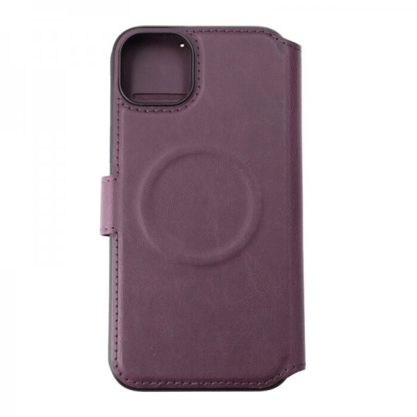 Rvelon iPhone 15 Plus Fodral 4 Kortfack MagSafe Lila