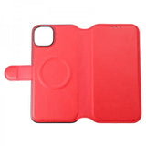 Rvelon iPhone 15 Plus Fodral 4 Kortfack MagSafe Röd