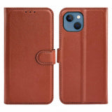 iPhone 15 Plus Fodral med Stativ Brun