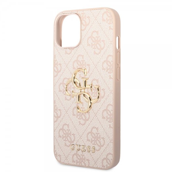 Guess iPhone 15 Plus Skal 4G Logo Rosa