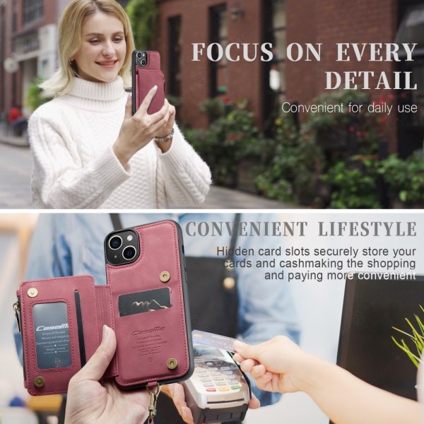 CaseMe iPhone 15 Plus Skal C20 Series Röd