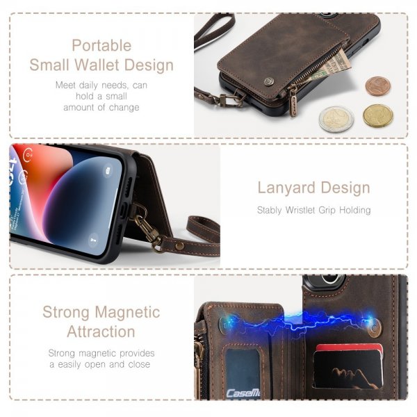 CaseMe iPhone 15 Plus Skal C20 Series Kaffe