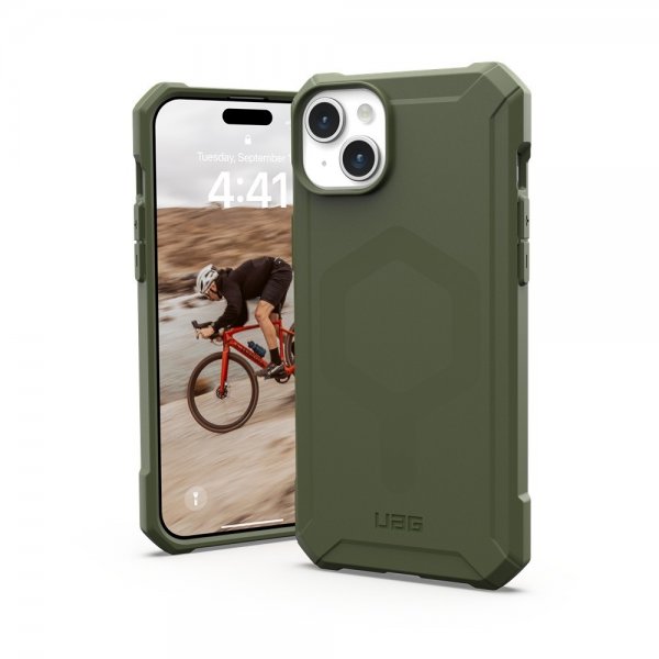 Urban Armor Gear (UAG) iPhone 15 Plus Skal Essential Armor MagSafe Olive Drab