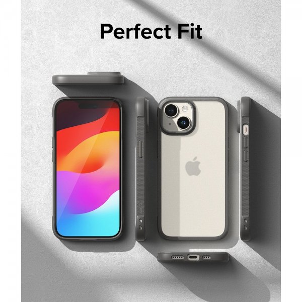 Ringke iPhone 15 Plus Skal Fusion Bold Matte Gray