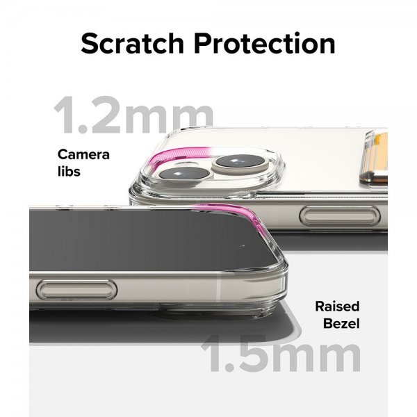 Ringke iPhone 15 Plus Skal Fusion Card Clear