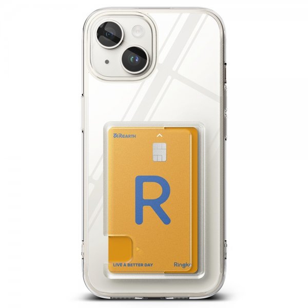 Ringke iPhone 15 Plus Skal Fusion Card Clear