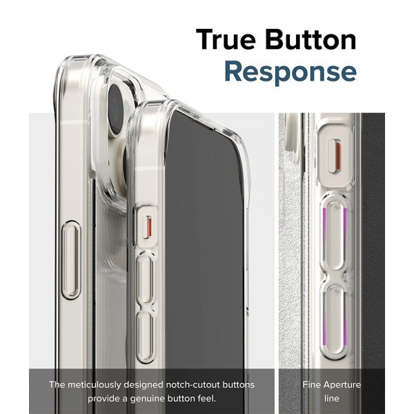 Ringke iPhone 15 Plus Skal Fusion Clear
