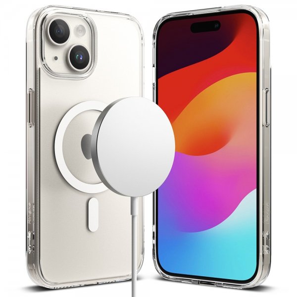 Ringke iPhone 15 Plus Skal Fusion Magnetic Matte Clear
