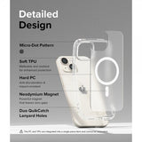 Ringke iPhone 15 Plus Skal Fusion Magnetic Matte Clear