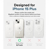Ringke iPhone 15 Plus Skal Fusion Magnetic Matte Clear