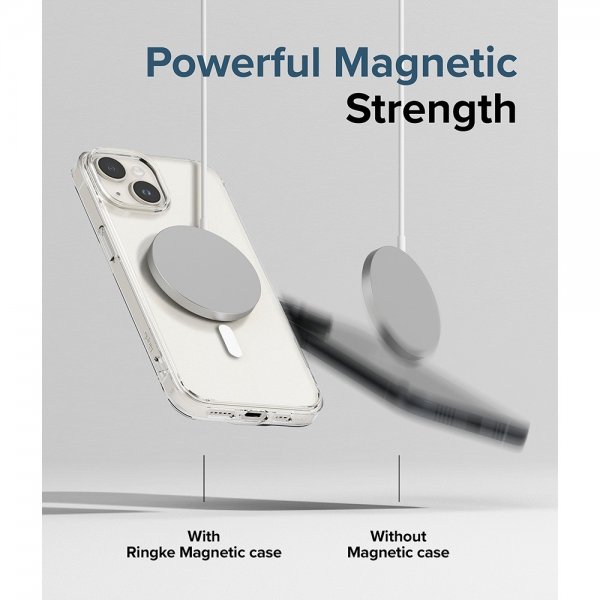 Ringke iPhone 15 Plus Skal Fusion Magnetic Matte Clear