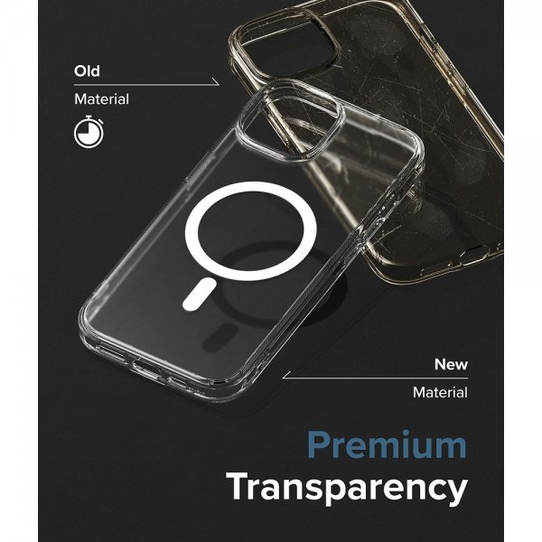 Ringke iPhone 15 Plus Skal Fusion Magnetic Matte Clear