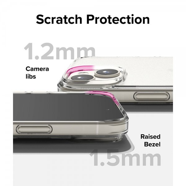 Ringke iPhone 15 Plus Skal Fusion Matte Clear