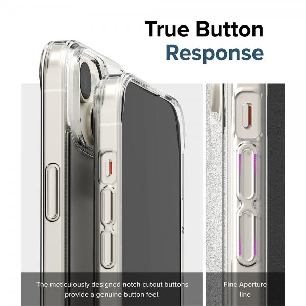 Ringke iPhone 15 Plus Skal Fusion Matte Clear