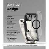 Ringke iPhone 15 Plus Skal Fusion X Magnetic Matte Black