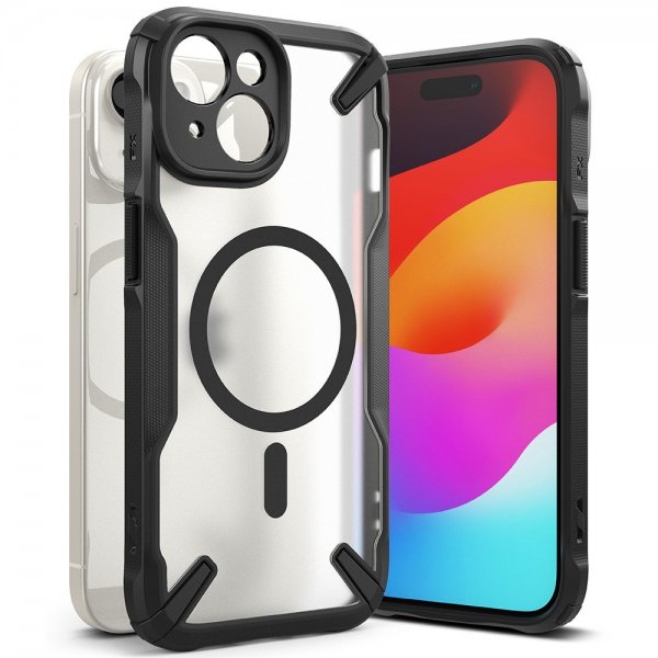 Ringke iPhone 15 Plus Skal Fusion X Magnetic Matte Black