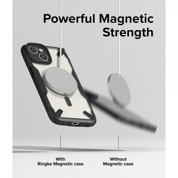 Ringke iPhone 15 Plus Skal Fusion X Magnetic Matte Black
