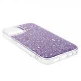 iPhone 15 Plus Skal Glitterpaljetter Lila