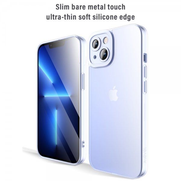 X-Level iPhone 15 Plus Skal Härdat Glas Svart