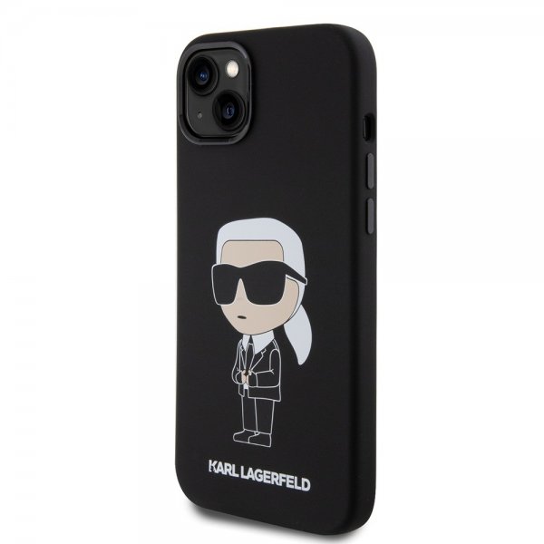 Karl Lagerfeld iPhone 15 Plus Skal Ikonik NFT Svart