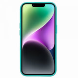 Mercury iPhone 15 Plus Skal Jelly Glitter Cyan
