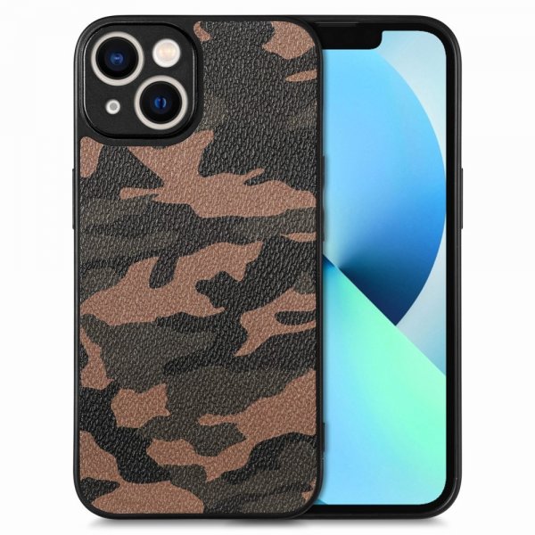 iPhone 15 Plus Skal Kamouflage Brun