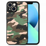 iPhone 15 Plus Skal Kamouflage Grön