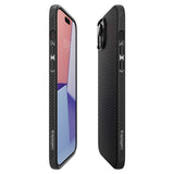Spigen iPhone 15 Plus Skal Liquid Air Matte Black