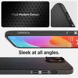 Spigen iPhone 15 Plus Skal Liquid Air Matte Black