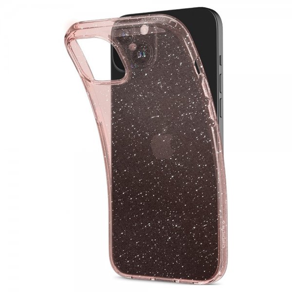 Spigen iPhone 15 Plus Skal Liquid Crystal Glitter Rose Quartz