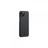 Pitaka iPhone 15 Plus Skal MagEZ Case 4 Black/Grey Twill