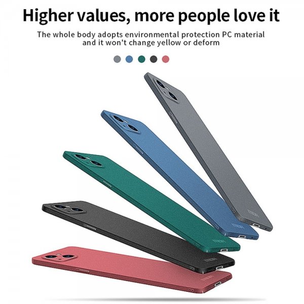 Mofi iPhone 15 Plus Skal Matte Shield Blå