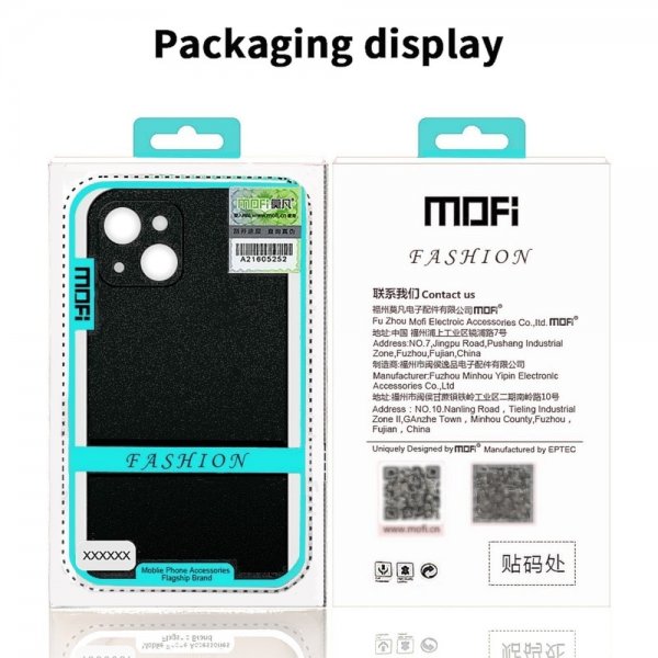 Mofi iPhone 15 Plus Skal Matte Shield Röd