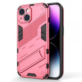iPhone 15 Plus Skal med Stativ Magenta