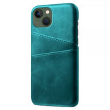 iPhone 15 Plus Skal med två Kortfack Grön