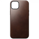 Nomad iPhone 15 Plus Skal Modern Leather Case Horween Rustic Brown