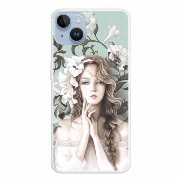 iPhone 15 Plus Skal Motiv Blomtjej