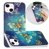 iPhone 15 Plus Skal Motiv Glitterfjärilar