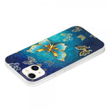 iPhone 15 Plus Skal Motiv Glitterfjärilar